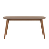 Homelegance By Top-Line Dakota Mid-Century Modern Tapered Dining Table Walnut Rubberwood