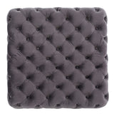 Christopher Knight Home® - Noble House - Jaymee Modern Glam Button Tufted Velvet Ottoman