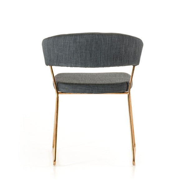 VIG Furniture Ashland Grey Upholstered Dining Chairs Set Of 2 With Rose Gold Stainless Frame — Modern Comfort & Durability VGEUMC-8349CH-G-GRY