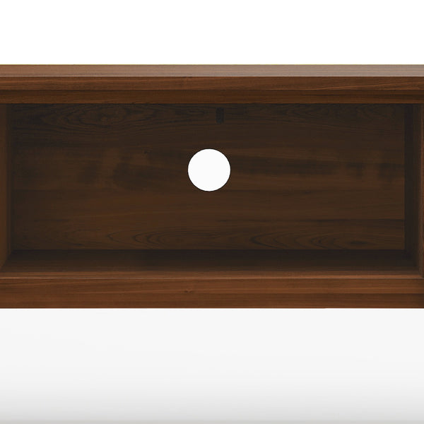 English Elm Lowry 72" Walnut Tv Media Stand - Mid-Century Modern Design With Concealed Storage & Durable Build B136P158889