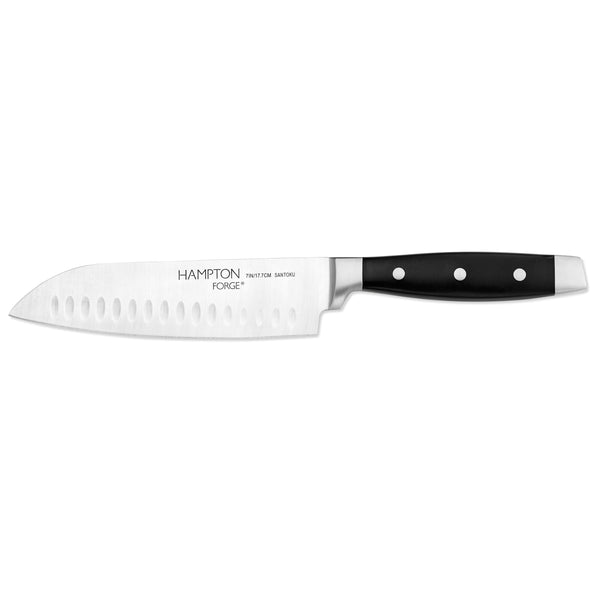 Lenox Hampton Forge Continental 7" Santoku W/Blade Guard Multi, BLACK MULTI HMC01A607G