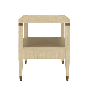 A.R.T. Furniture Eave Contemporary End Table with Concealed Storage, Two-Tier Design & Elegant Tapered Legs for Modern Spaces 436304-1825