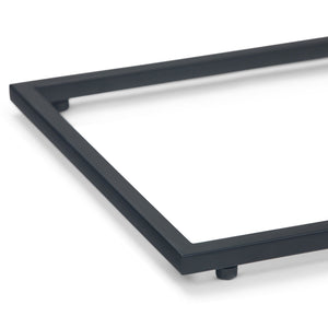 English Elm Garner Modern Industrial Tray Top C Side Table in Black - Handcrafted Metal, Removable Serving Tray, Versatile End/Table 23.2" H B136P158669