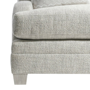 Bernhardt Bernhardt Rollins Fabric Chair In Weathered Bone — Plush Feather-Down Seat, Low Arms, Made-To-Order P7102A