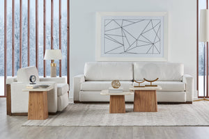 A.R.T. Furniture Turner Sofa - Elegant Transitional Design In Rich Brown Finish For Timeless Living Room Comfort White  778501-5335