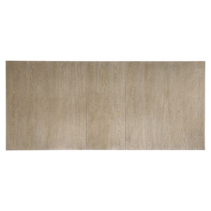 Bernhardt Bernhardt Aventura Dining Table With Marcona White Oak Top, Tusk Pedestals & Two 20" Removable Leaves K1858