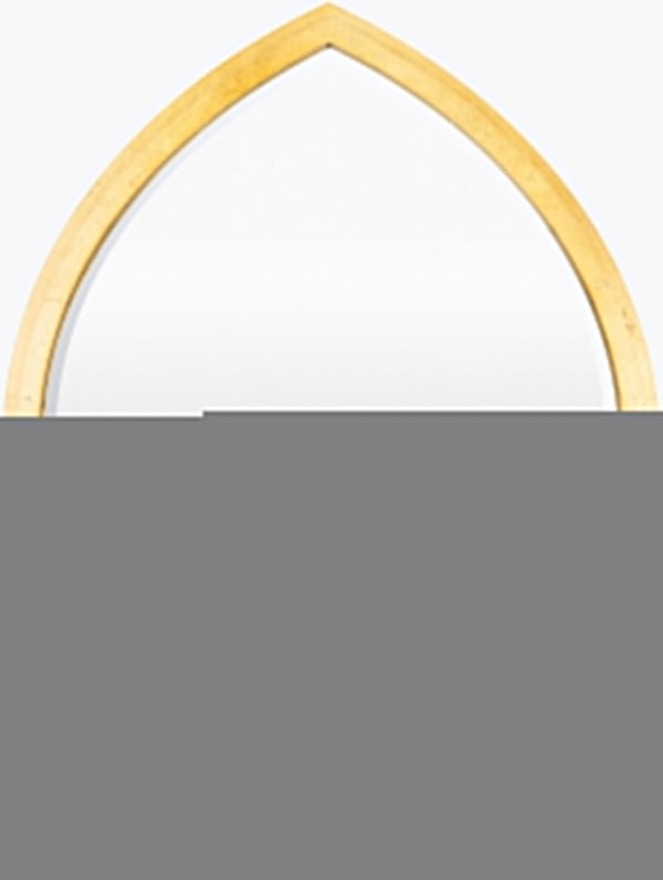 Surya Chateaux 32"H X 24"W Modern Mirror - Elegant Décor Accent For Revitalizing Your Space Today! Frame, Gold Manufactured Wood Eux001-2432