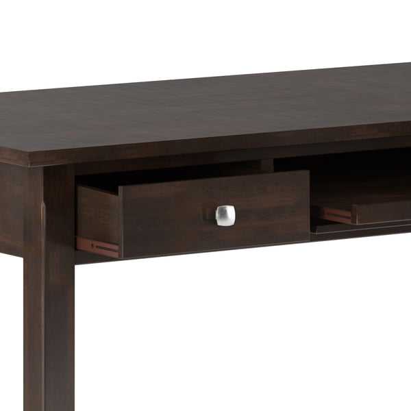 English Elm Avalon Large Desk In Tobacco Brown - Handcrafted Solid Wood, Elegant Design & Ample Storage Solutions B136P158449