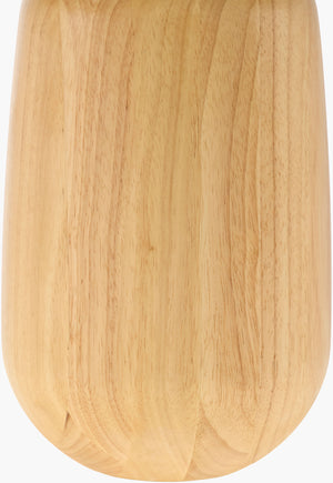 Surya Evan Accent Table Lamp - 22" Tall Classic Wood Veneer Design With Elegant Linen Shade & Iron Finial Body, Beige,Shade, White,Finial, Metallic ,Brass,Harp, Metallic ,Brass,Cord, Translucent Wood Veneer,Linen,Polystyrene,Iron Eva-001