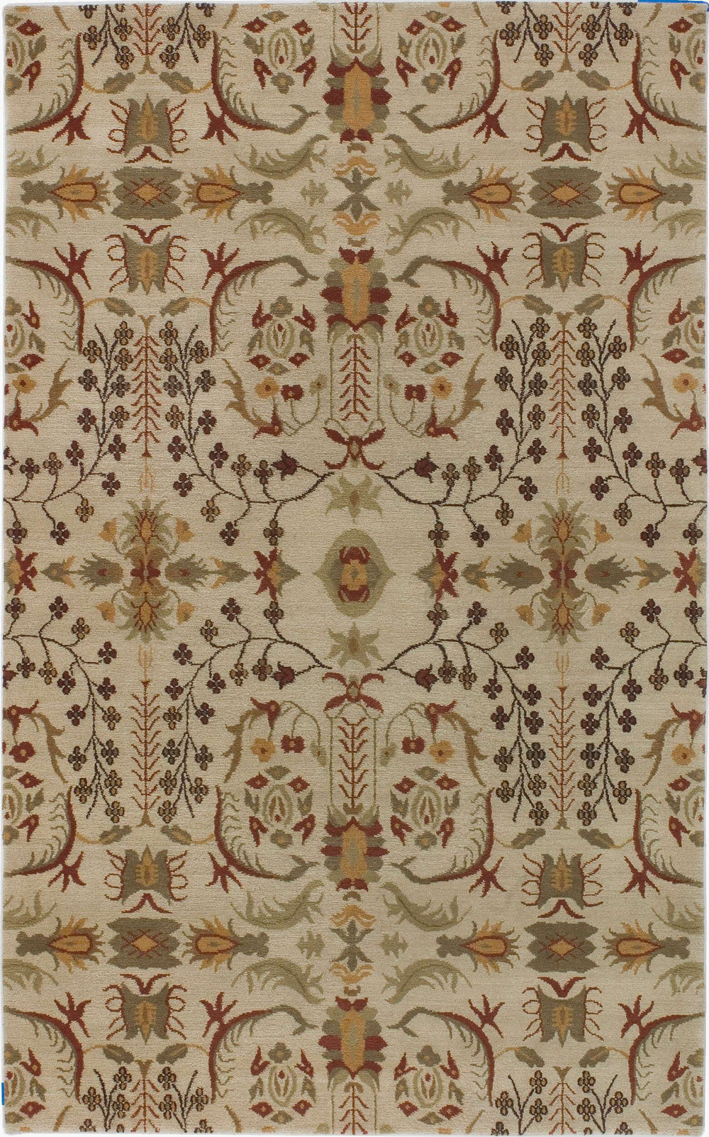 Surya Everest Eve-3100 Luxurious 2' X 3' Hand Knotted Wool Rug - Exquisite Nepal Craftsmanship & Elegance  Nz Wool Eve3104-23