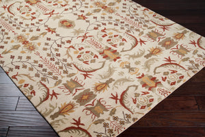 Surya Everest Eve-3100 Luxurious 2' X 3' Hand Knotted Wool Rug - Exquisite Nepal Craftsmanship & Elegance  Nz Wool Eve3101-58