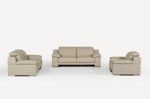 VIG Furniture Lamod Italia Evergreen Italian Modern Taupe Leather Sofa Set VGNTEVERGREEN-TPE