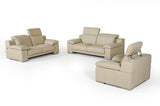 VIG Furniture Lamod Italia Evergreen Italian Modern Taupe Leather Sofa Set VGNTEVERGREEN-TPE