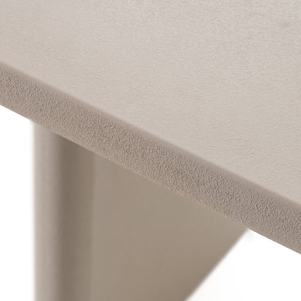 Vig Furniture Modrest Evermore Modern Grey Faux Cement Coffee Table – Industrial Chic Design For Elegant Living Spaces Light Grey  Vggm-ct-1752