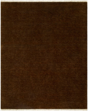 Surya Evergreen Flatweave Area Rug Handloomed Wool Blend with Fringe for Large Rooms 6' x 9' Rectangle EVG2319-69