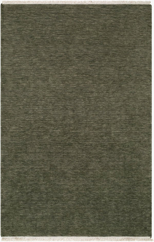 Surya Evergreen Hand Loomed Flatweave Area Rug with Fringe Artisan Wool Blend Living Room 3' x 10' Runner EVG2321-310