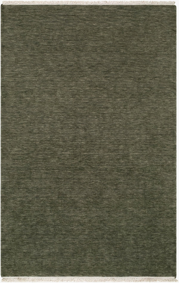 Surya Evergreen Hand Loomed Flatweave Area Rug with Fringe Artisan Wool Blend Living Room 3' x 10' Runner EVG2321-310