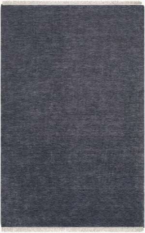 Surya Evergreen Hand Loomed Flatweave Area Rug Wool Blend Fringe Living Room Floor 6' x 6' Round EVG2323-6RD