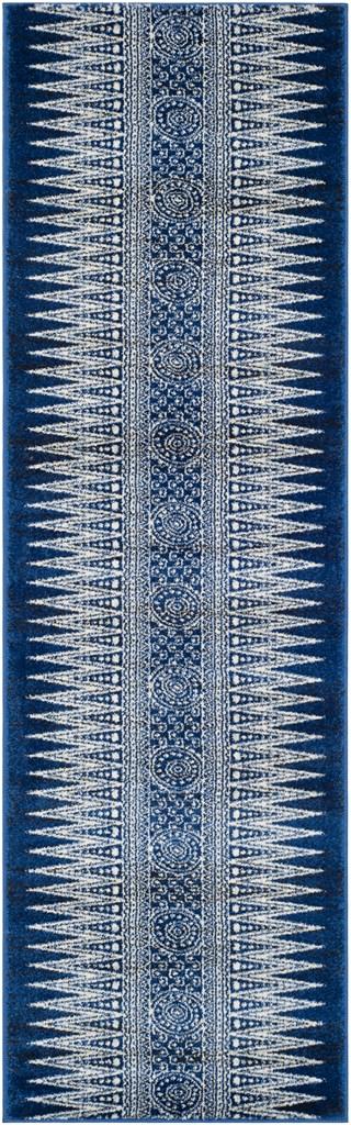 Safavieh Evoke 226 Power Loomed  Rug Royal / Ivory EVK226A-4