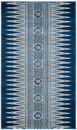 Safavieh Evoke 226 Power Loomed  Rug Royal / Ivory EVK226A-4
