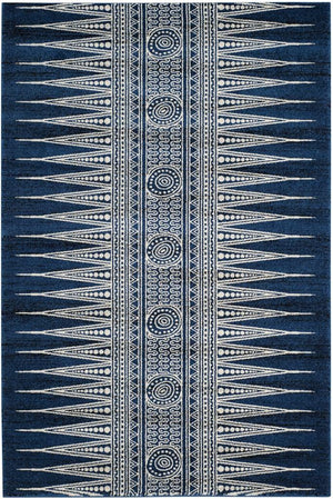Safavieh Evoke 226 Power Loomed  Rug Royal / Ivory EVK226A-4