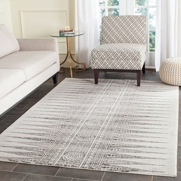 Safavieh Evoke 226 Power Loomed  Rug Ivory / Grey EVK226D-4