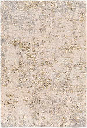 Surya Evoke Modern 2' X 3' Handmade Area Rug – Soft Viscose & Wool Blend For Comfort And Durability Mustard Wool,Viscose Evk2300-23