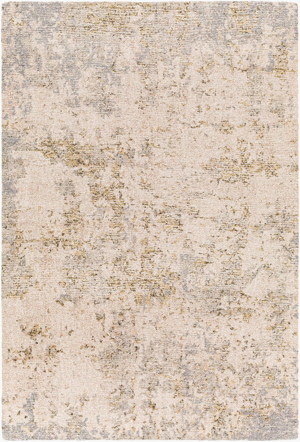 Surya Evoke Modern 2' X 3' Handmade Area Rug – Soft Viscose & Wool Blend For Comfort And Durability Mustard Wool,Viscose Evk2300-23