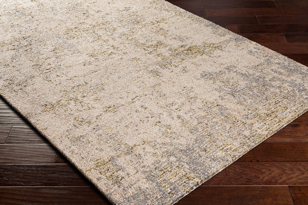 Surya Evoke Modern 2' X 3' Handmade Area Rug – Soft Viscose & Wool Blend For Comfort And Durability Mustard Wool,Viscose Evk2300-23