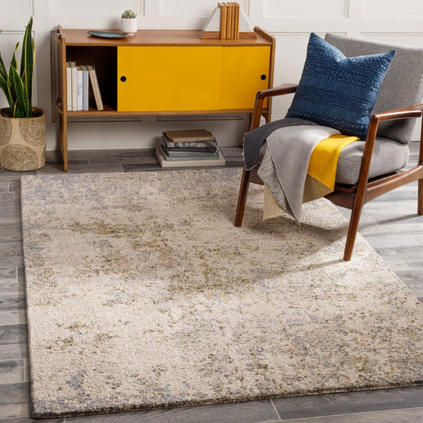 Surya Evoke Modern 2' X 3' Handmade Area Rug – Soft Viscose & Wool Blend For Comfort And Durability Mustard Wool,Viscose Evk2300-23