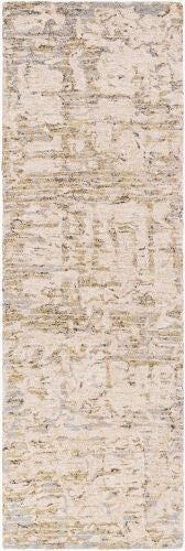 Surya Evoke Modern 2' X 3' Handmade Area Rug – Soft Viscose & Wool Blend For Comfort And Durability Mustard Wool,Viscose Evk2301-268
