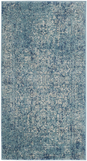 Safavieh Evoke 256 Power Loomed  Rug Blue / Ivory EVK256C-5SQ