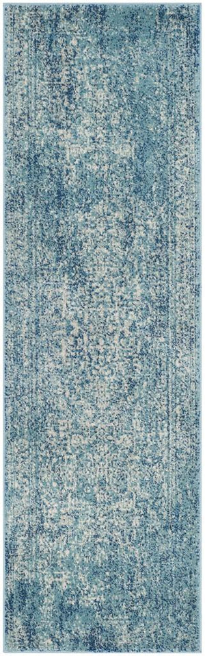 Safavieh Evoke 256 Power Loomed  Rug Blue / Ivory EVK256C-5SQ