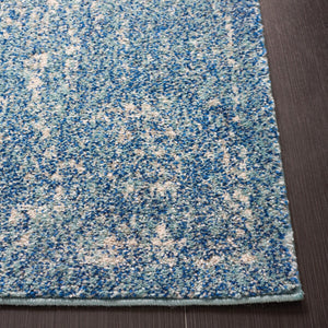 Safavieh Evoke 256 Power Loomed  Rug Blue / Ivory EVK256C-5SQ