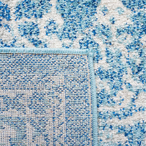 Safavieh Evoke 256 Power Loomed  Rug Blue / Ivory EVK256C-5SQ