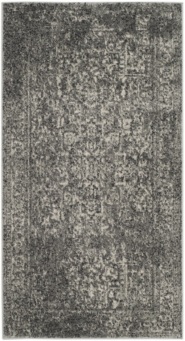 Safavieh Evoke 256 Power Loomed  Rug Grey / Ivory EVK256D-5SQ