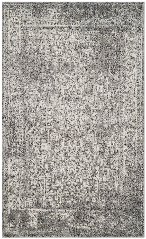 Safavieh Evoke 256 Power Loomed  Rug Grey / Ivory EVK256D-5SQ
