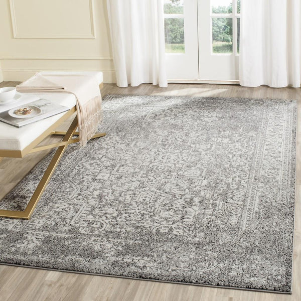 Safavieh Evoke 256 Power Loomed  Rug Grey / Ivory EVK256D-5SQ