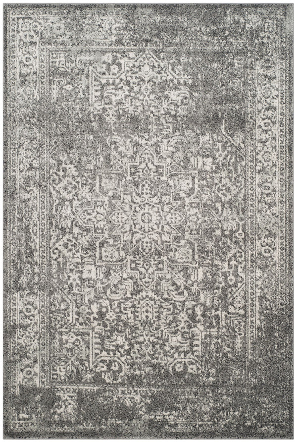 Safavieh Evoke 256 Power Loomed  Rug Grey / Ivory EVK256D-5SQ