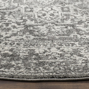 Safavieh Evoke 256 Power Loomed  Rug Grey / Ivory EVK256D-5SQ