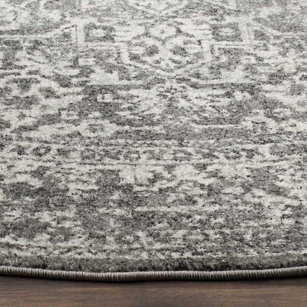 Safavieh Evoke 256 Power Loomed  Rug Grey / Ivory EVK256D-5SQ