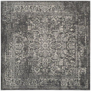Safavieh Evoke 256 Power Loomed  Rug Grey / Ivory EVK256D-5SQ