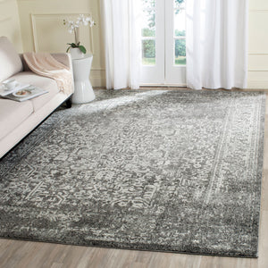 Safavieh Evoke 256 Power Loomed  Rug Grey / Ivory EVK256D-5SQ