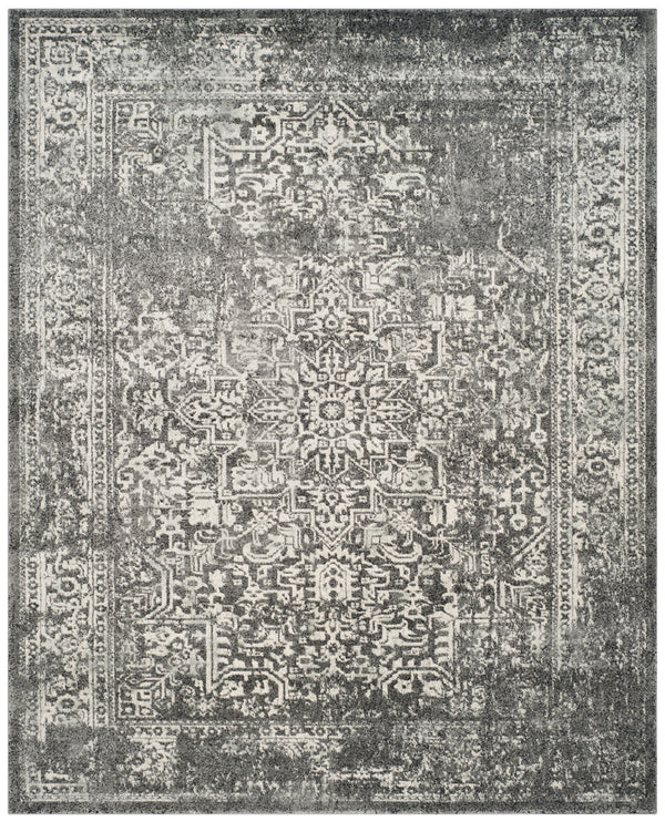 Safavieh Evoke 256 Power Loomed  Rug Grey / Ivory EVK256D-5SQ