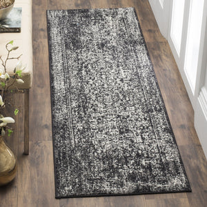 Safavieh Evoke 256 Power Loomed  Rug Black / Grey EVK256R-5SQ