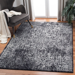 Safavieh Evoke 256 Power Loomed  Rug Black / Grey EVK256R-5SQ