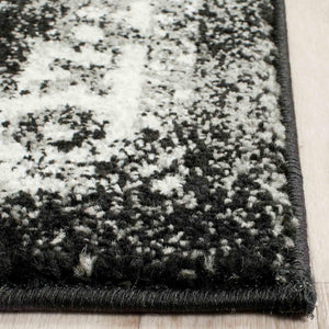 Safavieh Evoke 256 Power Loomed  Rug Black / Grey EVK256R-5SQ