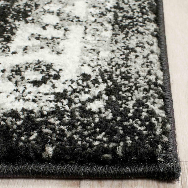 Safavieh Evoke 256 Power Loomed  Rug Black / Grey EVK256R-5SQ