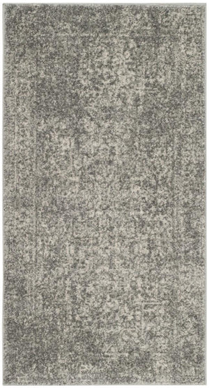 Safavieh Evoke 256 Power Loomed  Rug Silver / Ivory EVK256S-5SQ