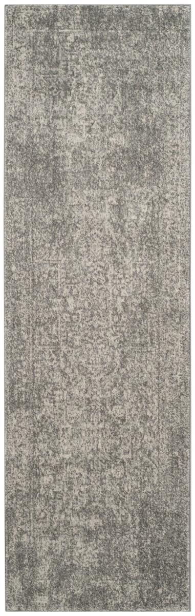 Safavieh Evoke 256 Power Loomed  Rug Silver / Ivory EVK256S-5SQ
